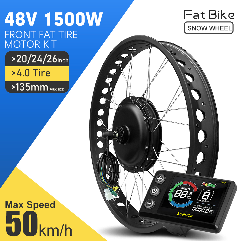 72V 5000W Hub Motor Kit - Elektrische fiets vetband ombouwkit 48V1500W 20