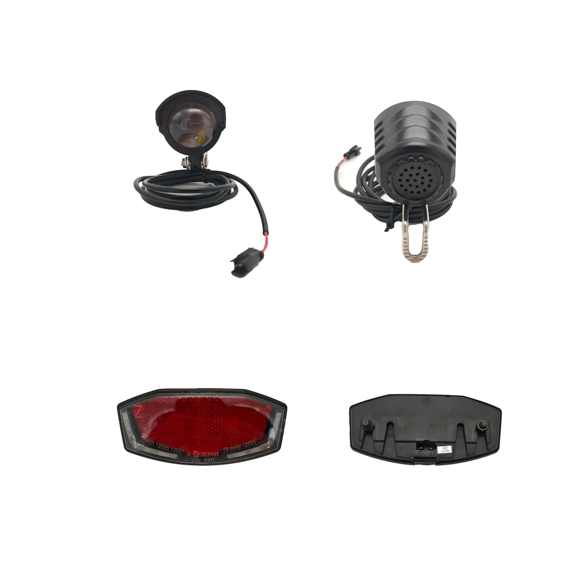 Tongsheng Tsdz2B Mid Drive Motor - 6V koplamp en achterlicht voor Tongsheng
