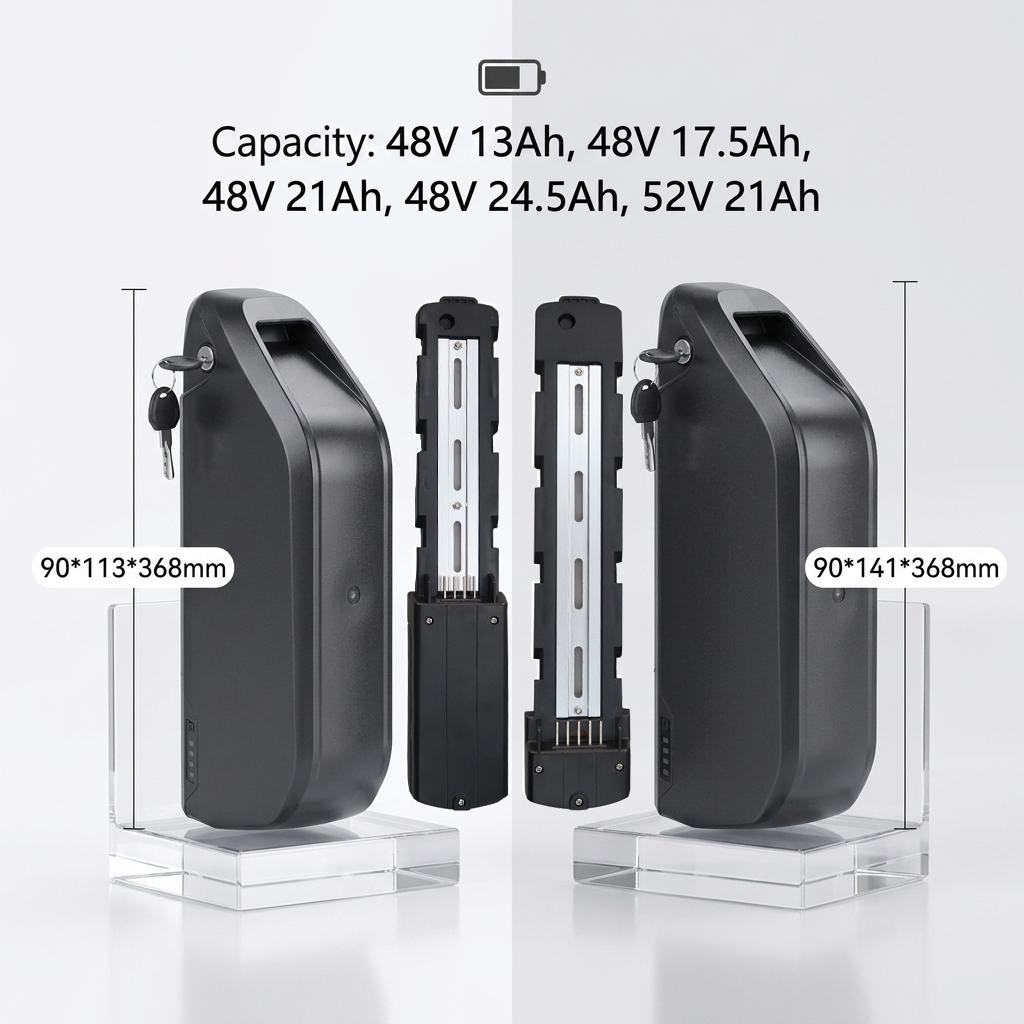 Ebike Battery 48V 20Ah Hailong - 48 Volt Hailong E-bike accu 48V