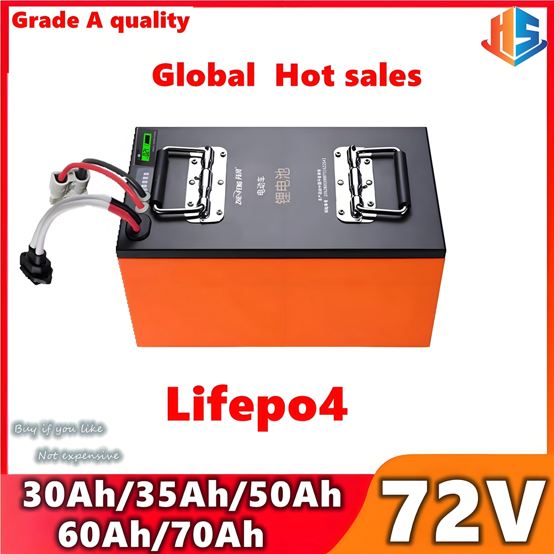 Electric Bicycle Battery 72V 30Ah - Scooter EV 72V 50Ah 60AH 35AH