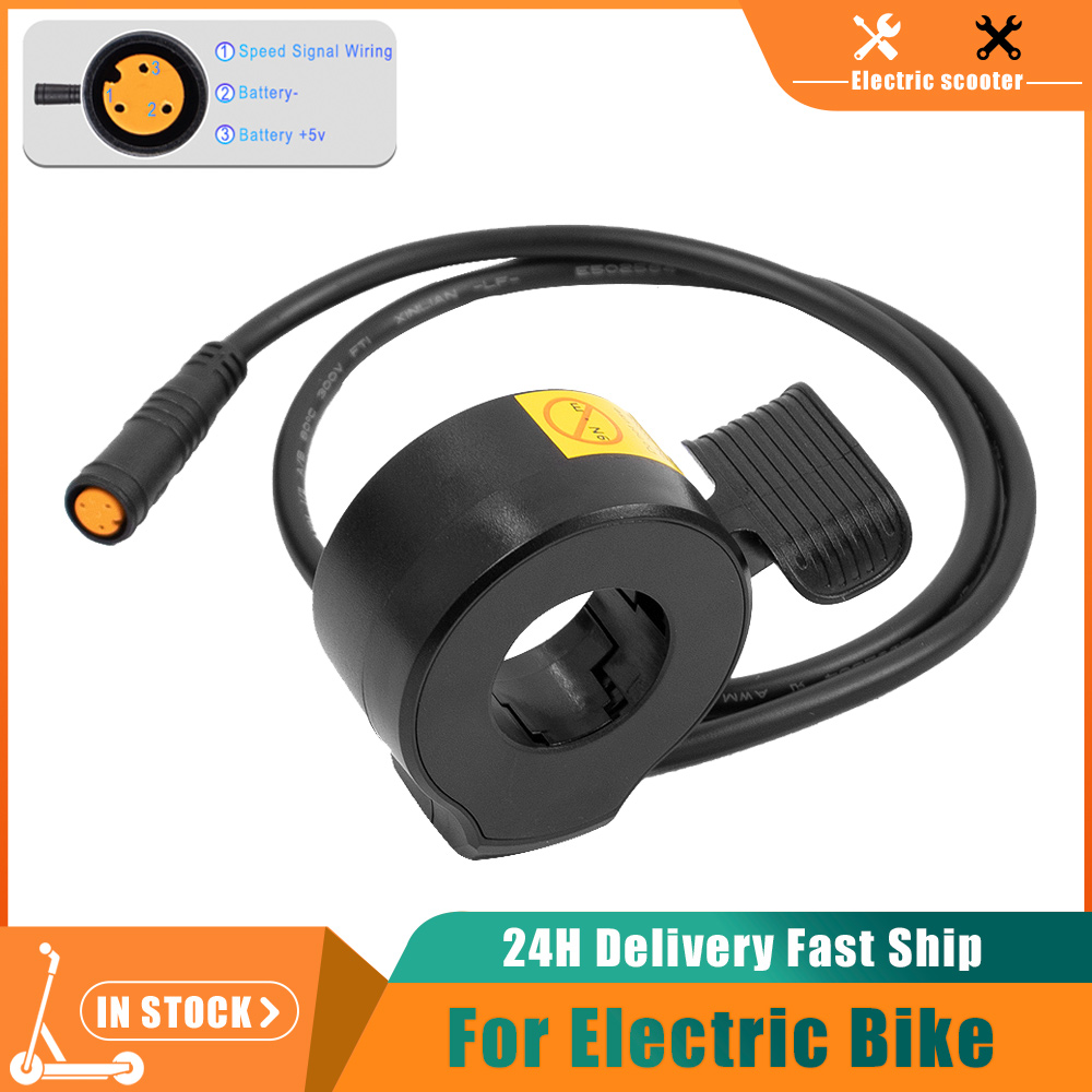 Bafang Bbshd 1000W Conversion Kit - 130X Ebike Thumb Throttle voor Bafang