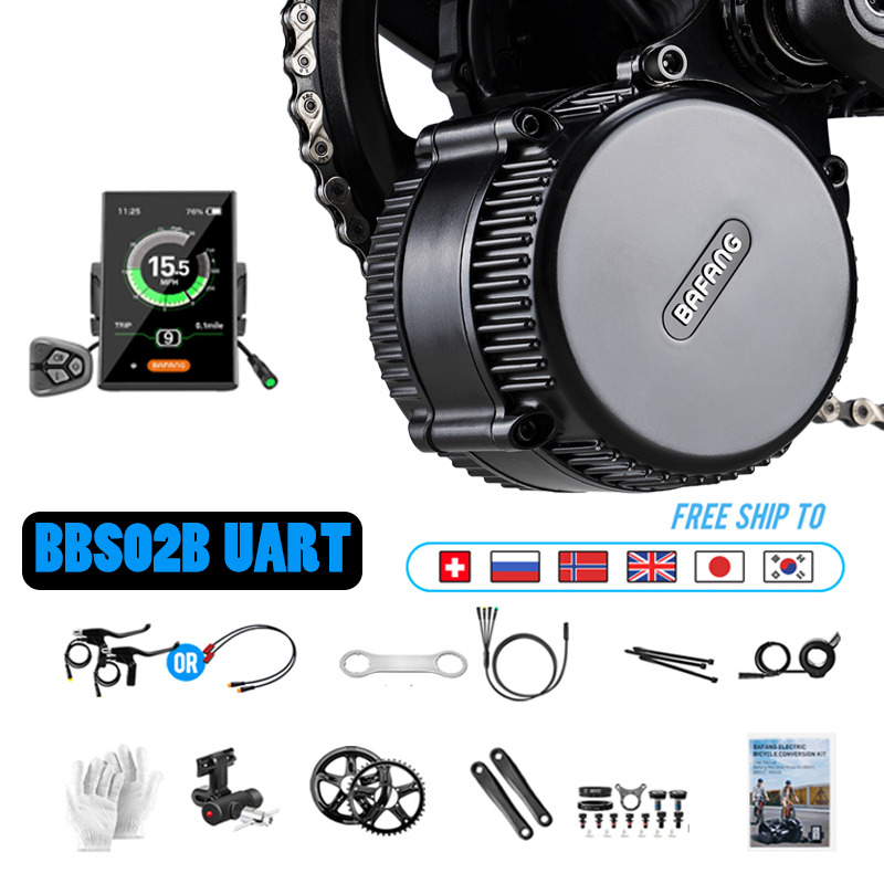 Bafang Bbs02B 48V 750W Mid Drive Kit - Bafang M325 M215 Middenaandrijving Motor Ombouwset