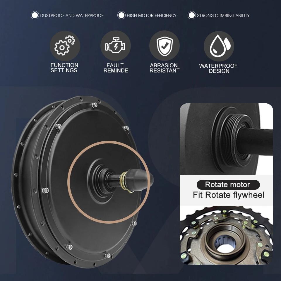Nieuwe Upgrade E-bike Ombouwse - 72V 5000W Hub Motor Kit recensie en prijs