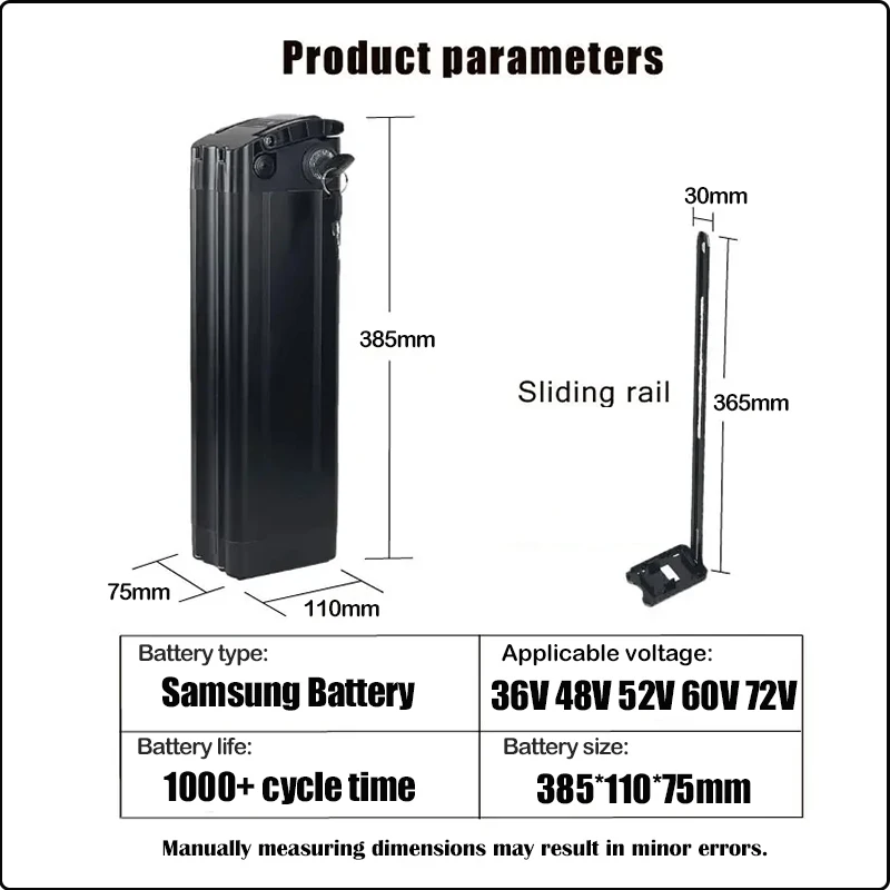 36v48v52v 60v 72v Bafang 1000w - Electric Bicycle Battery 72V 30Ah recensie en prijs