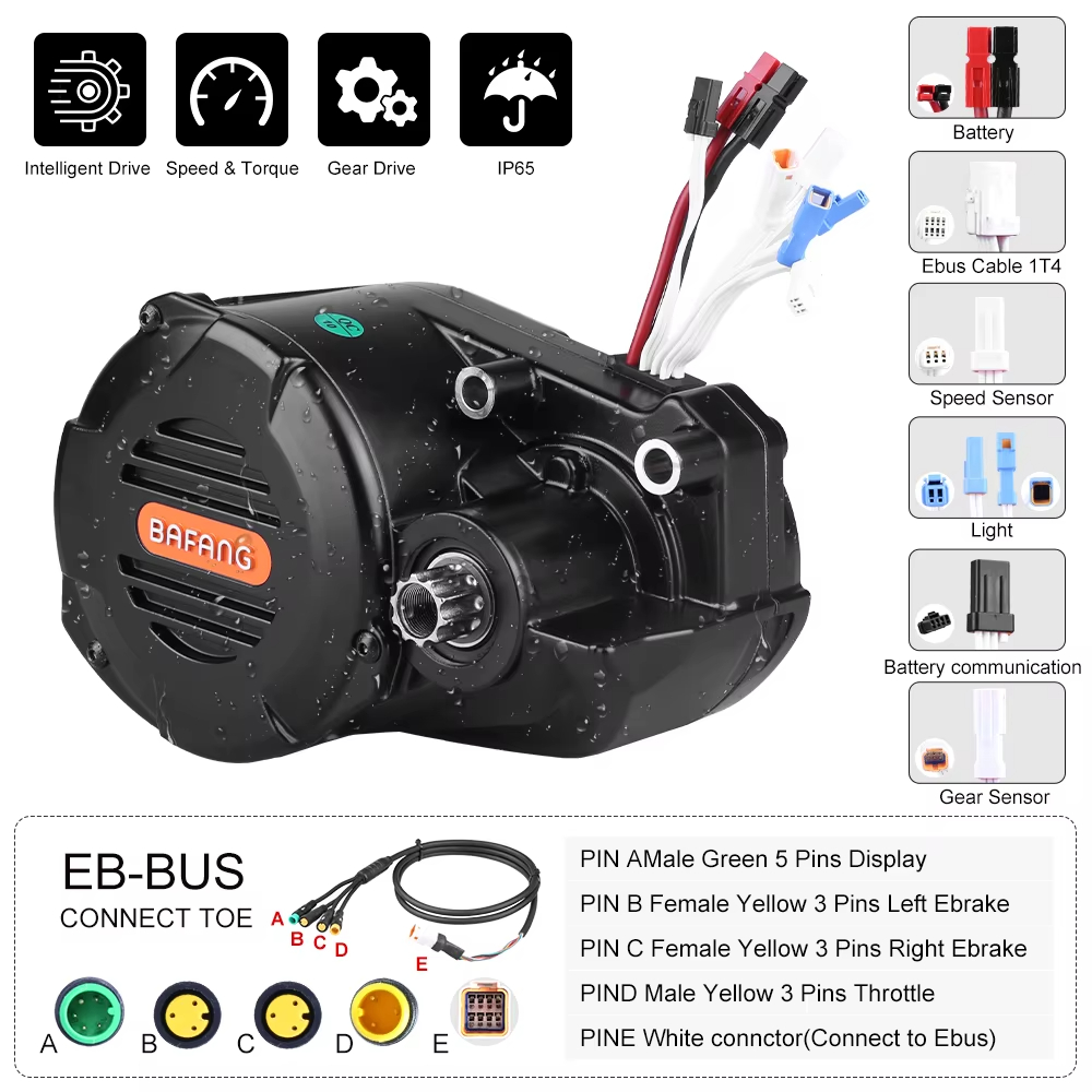 Bafang M620 G510 48V 52V 1000W - Mid Drive Motor Kit 52V 1000W recensie en prijs