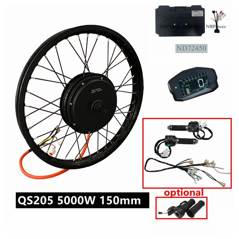 NBpower/QS205 V3 72V 5000W E-b - 72V 5000W Hub Motor Kit recensie en prijs