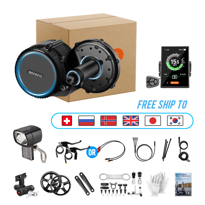 Bafang UART Mid Drive Motor 75 - Bafang Bbs02B 48V 750W Mid Drive Kit recensie en prijs