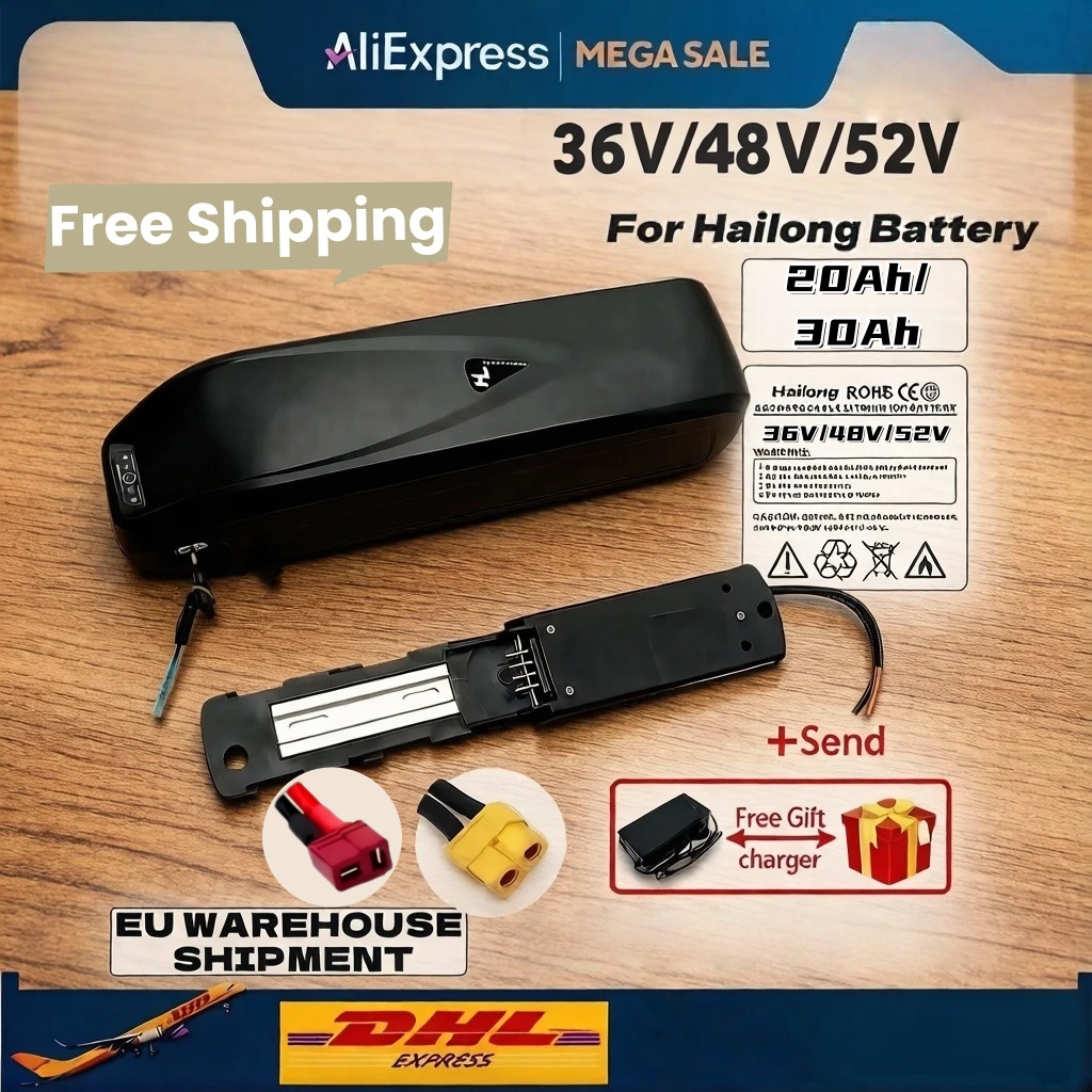Nieuw voor Hailong 36V 48V 52V - Ebike Battery 48V 20Ah Hailong recensie en prijs