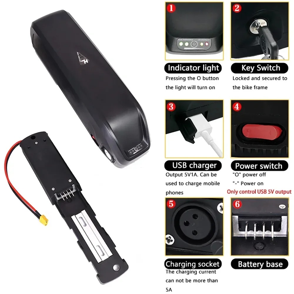 Nieuw voor Hailong 36V 48V 52V - Ebike Battery 48V 20Ah Hailong recensie en prijs