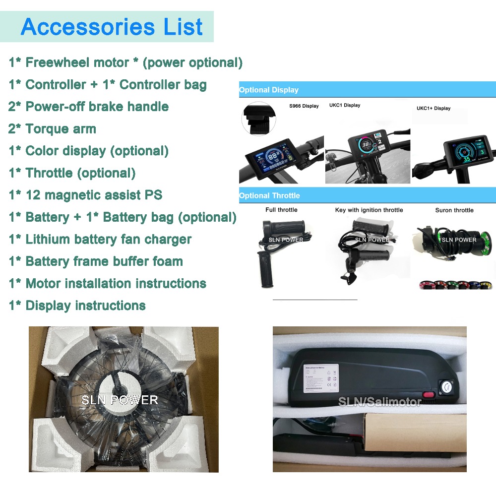 MTX 36V 48V 52V 60V 72V 2000W  - Ebike Conversion Kit 72V 3000W recensie en prijs