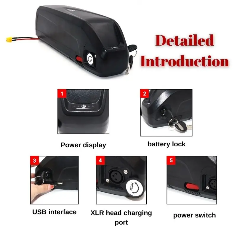 Hailong accu 36V 48V 52V 30Ah  - Ebike Battery 48V 20Ah Hailong recensie en prijs