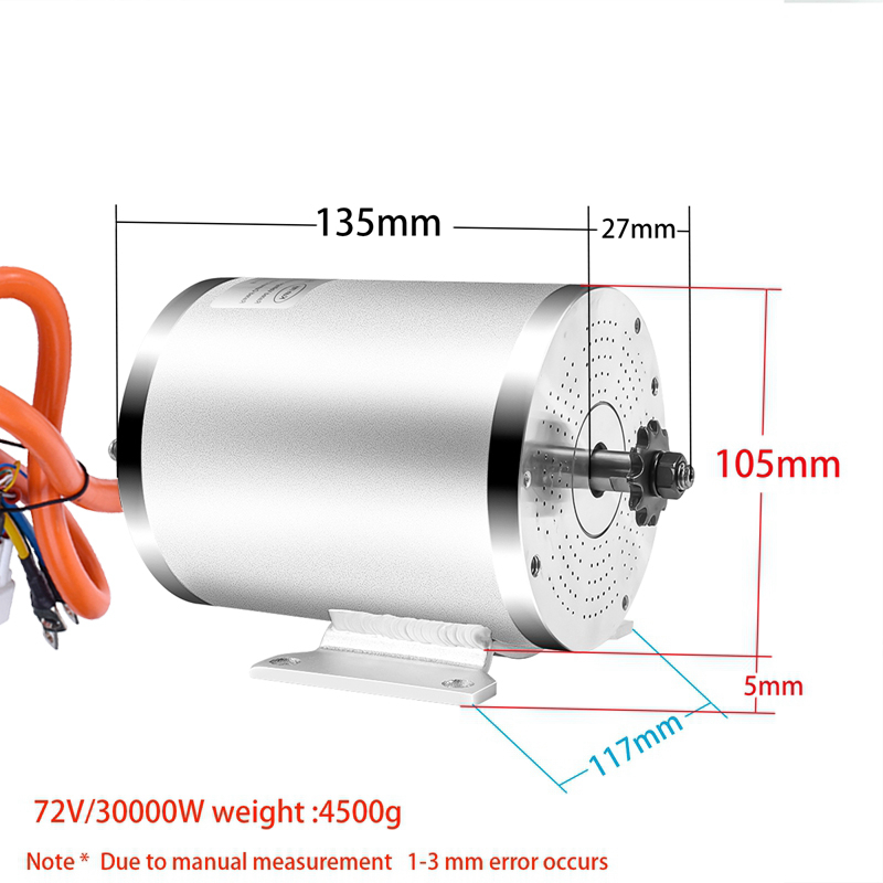 3000W 72V Motor Conversie Kit  - Ebike Conversion Kit 72V 3000W recensie en prijs