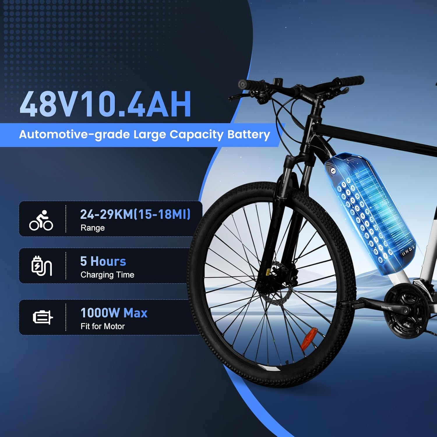 Gloednieuwe hoogwaardige 48V 3 - Ebike Battery 48V 20Ah Hailong recensie en prijs