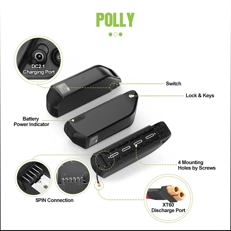 52V 50Ah Hailong Polly 48V 60V - Electric Bicycle Battery 72V 30Ah recensie en prijs
