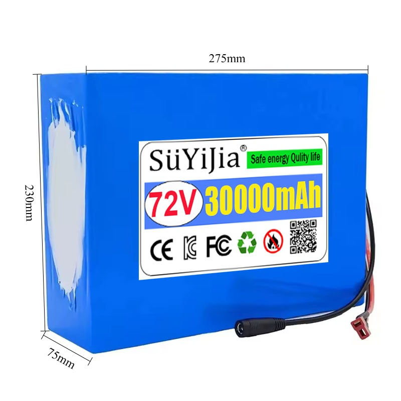 72V 30Ah 21700 20S6P lithiumba - Electric Bicycle Battery 72V 30Ah recensie en prijs